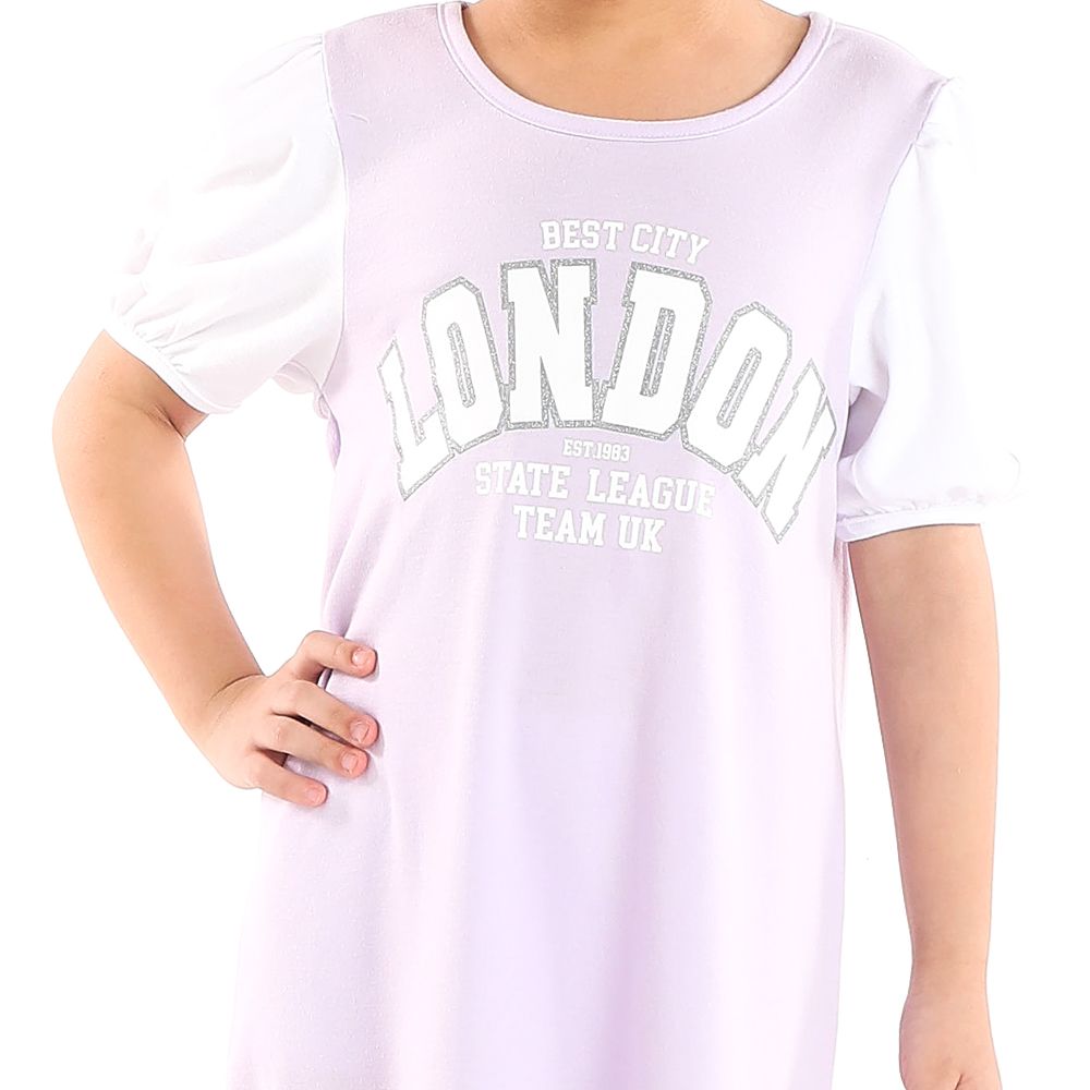 ME STYLE KNIT DRESS PURPLE 7 YEAR