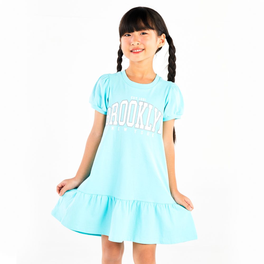 MESTYLE KNIT DRESS LIGHT BLUE SIZE 7 YEAR