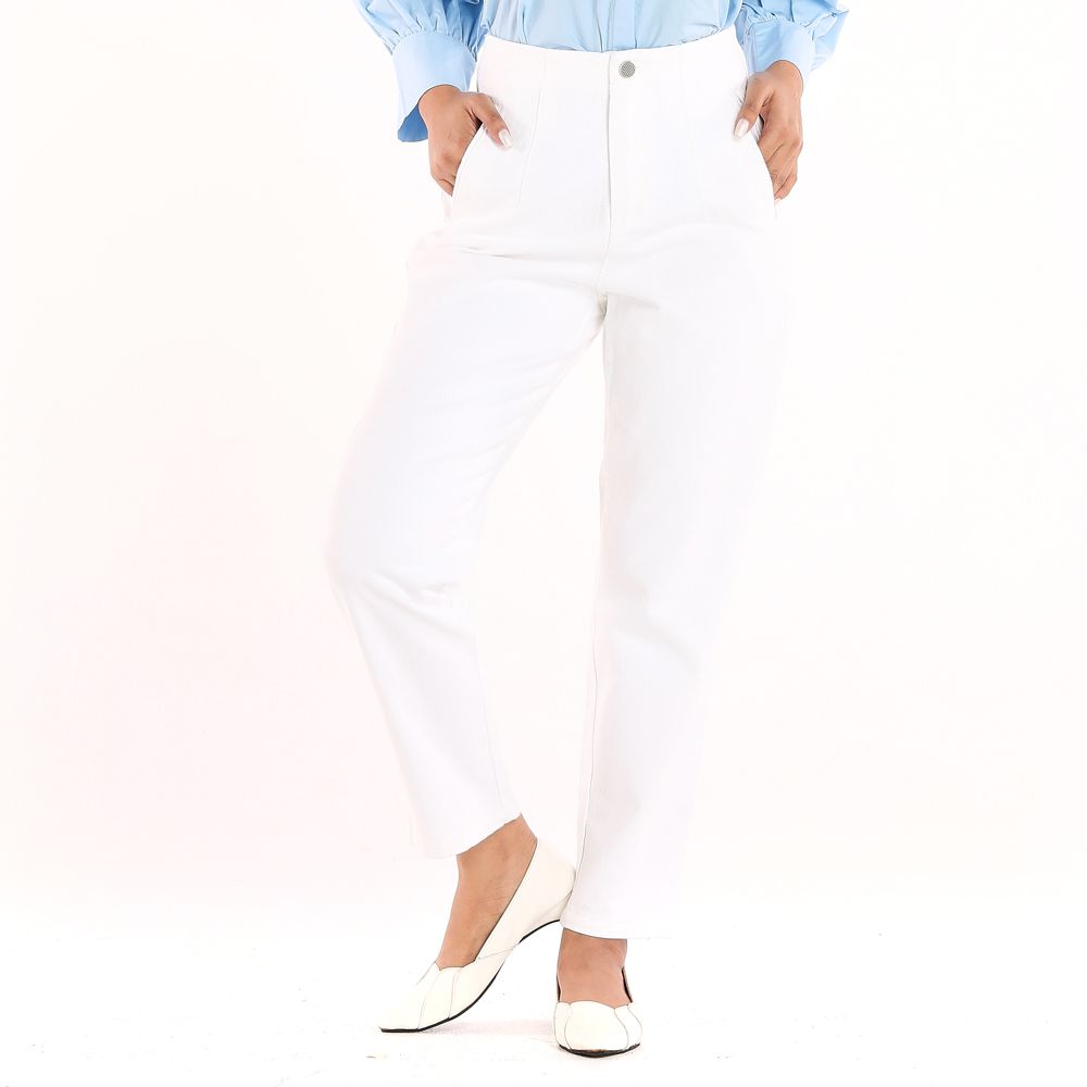 ME STYLE TWILL PANTS WHITE XL