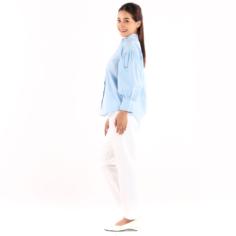 ME STYLE SHIRT WITH JEWEL BLUE XL