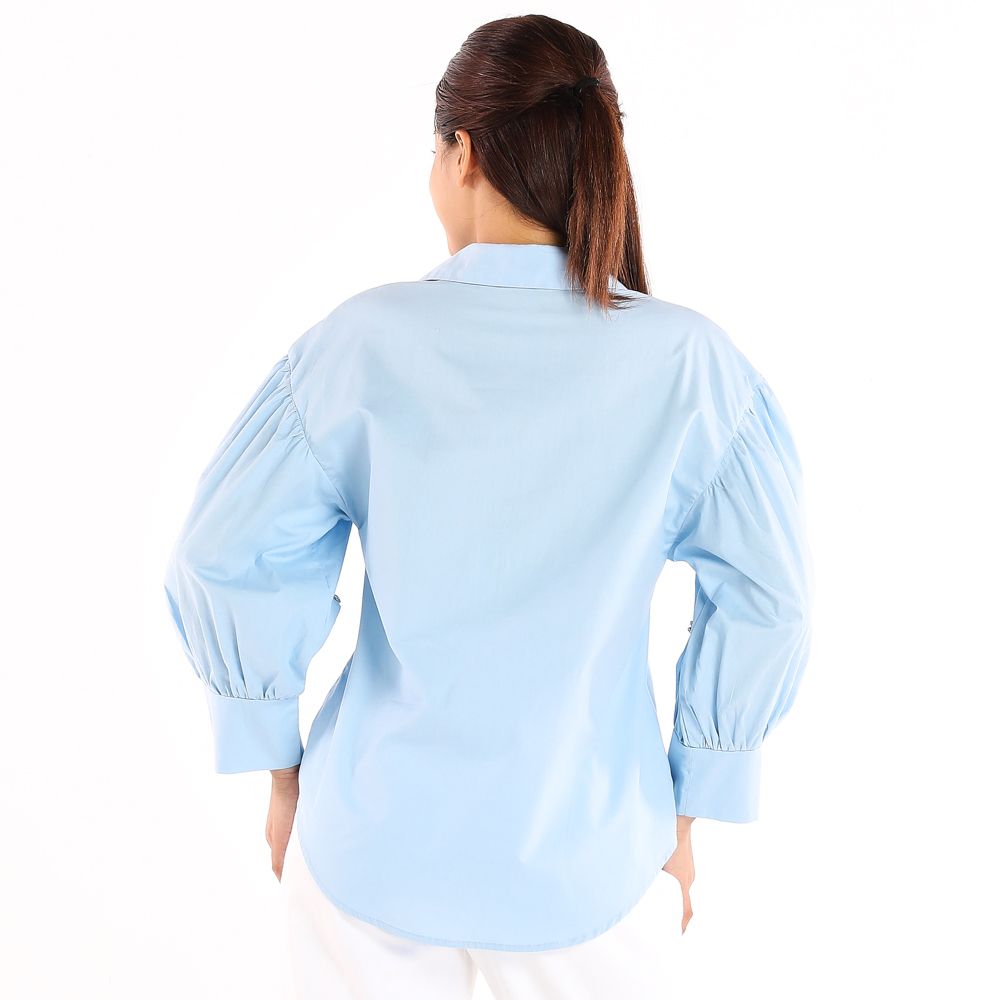 ME STYLE SHIRT WITH JEWEL BLUE XL
