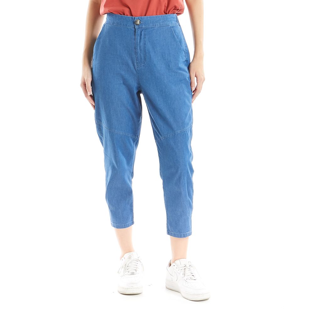 ME STYLE DENIM SLIM CAPRI LIGHT BLUE L