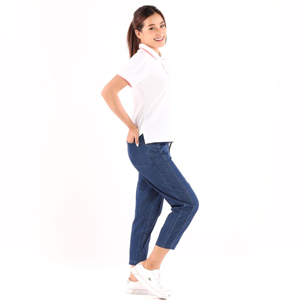 MESTYLE DENIM CAPRI WITH DRAWSTRING DARK COLOR SIZE XL