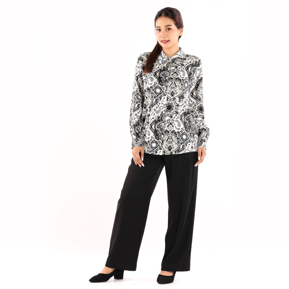 MESTYLE เสื้อพิมพ์ลาย สีดำ ไซซ์ XL