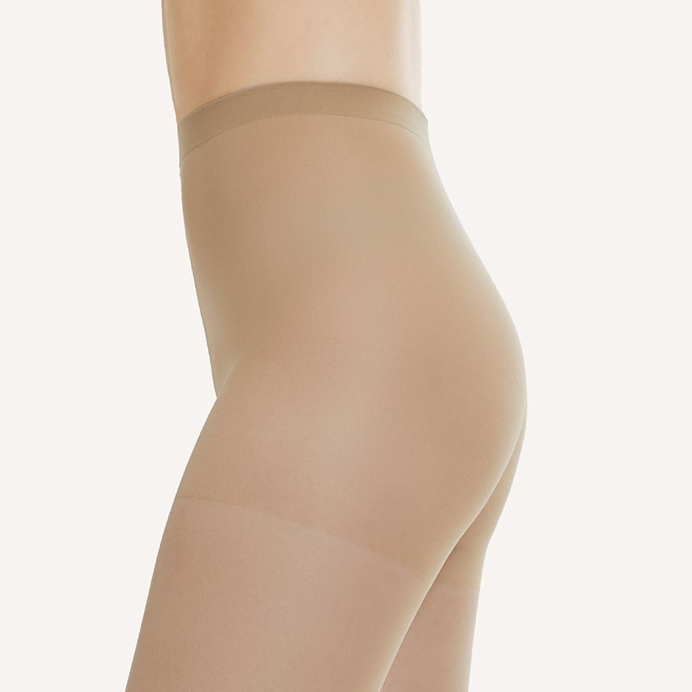 ถุงน่องข้อเท้าแพ็ค2 สีเบจ