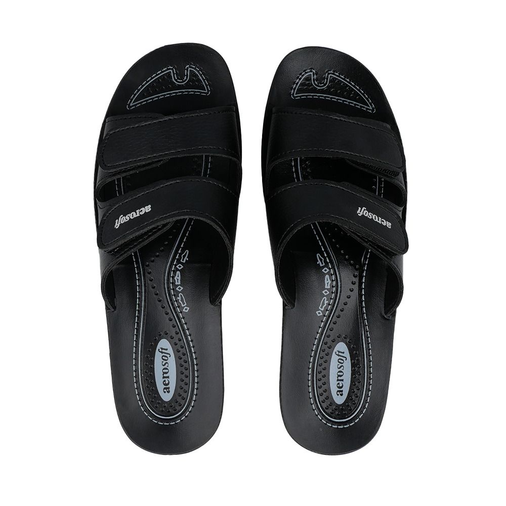 AEROSOFT LADY SANDAL BLACK SIZE 40