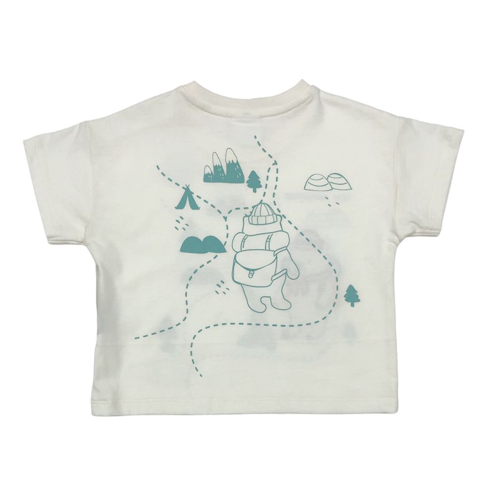 ME STYLE เสื้อแขนสั้นAUTUMN ROAD เทา 12-18 เดือน