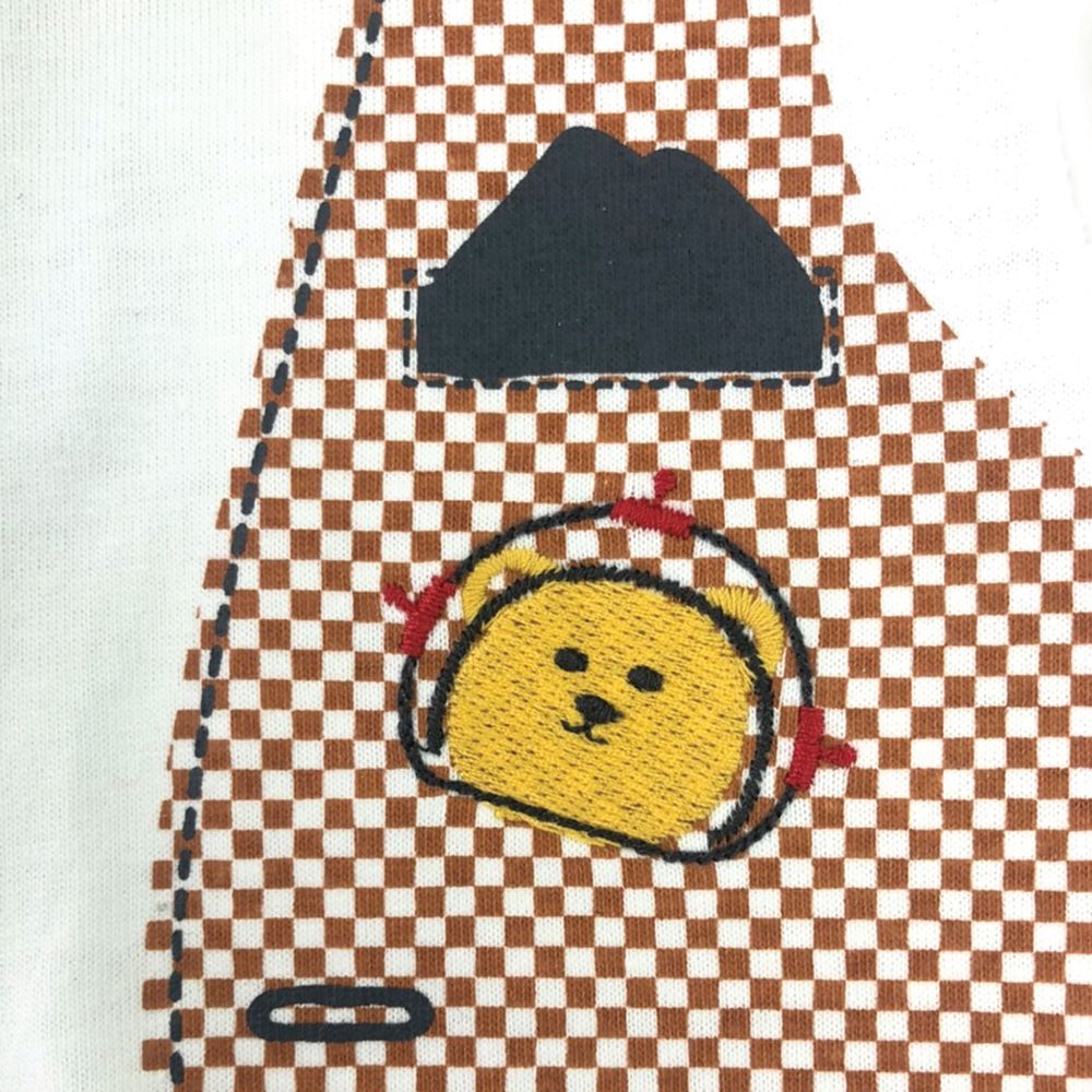 ชุดหมีเสื้อกั๊กGALACTIC ขาว 0-3 เดือน