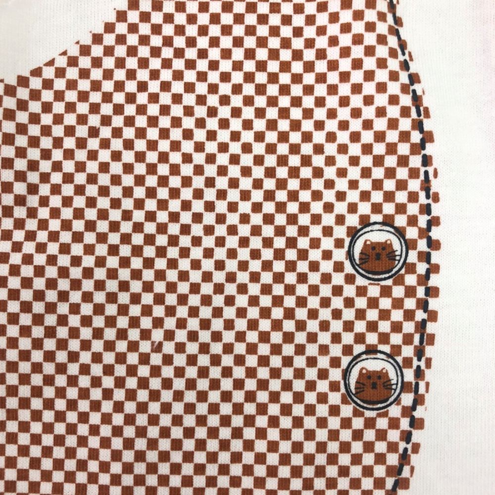 MESTYLE ชุดหมีเสื้อกั๊ก GALACTIC สีขาว ไซซ์ 6-9 เดือน