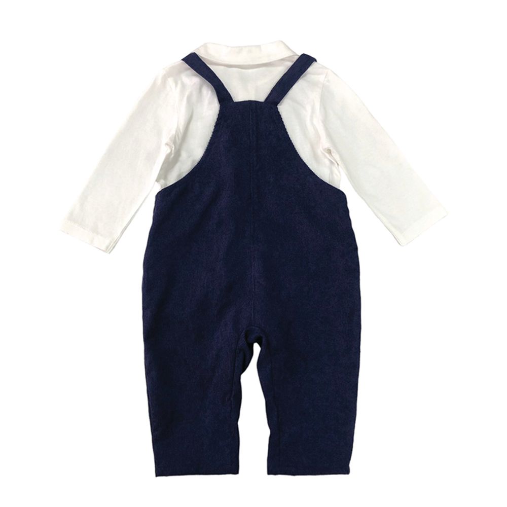 DUNGAREE WITH TOP GALACTIC NAVY BLUE 3-6 MONTH