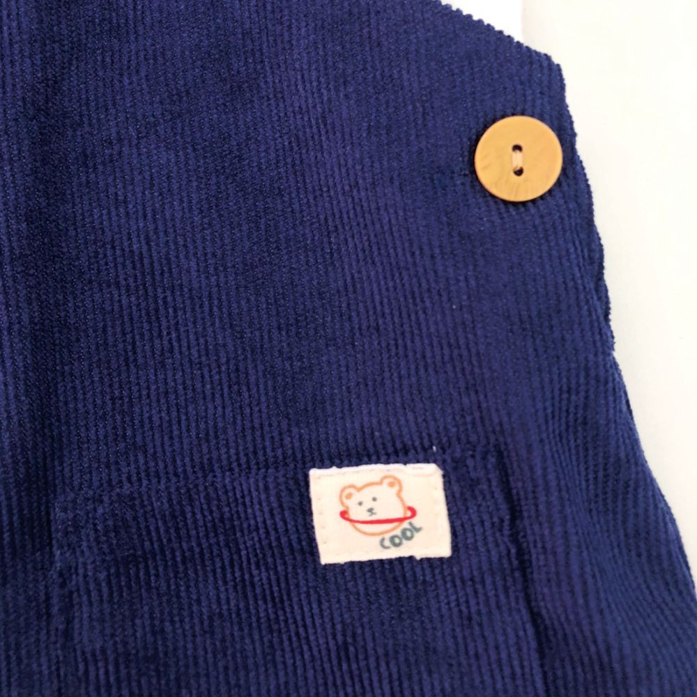 DUNGAREE WITH TOP GALACTIC NAVY BLUE 3-6 MONTH