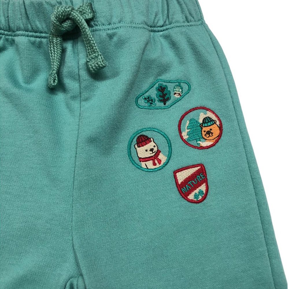 MESTYLE KNIT PANTS AUTUMN ROAD GREEN SIZE 6-9 MONTH