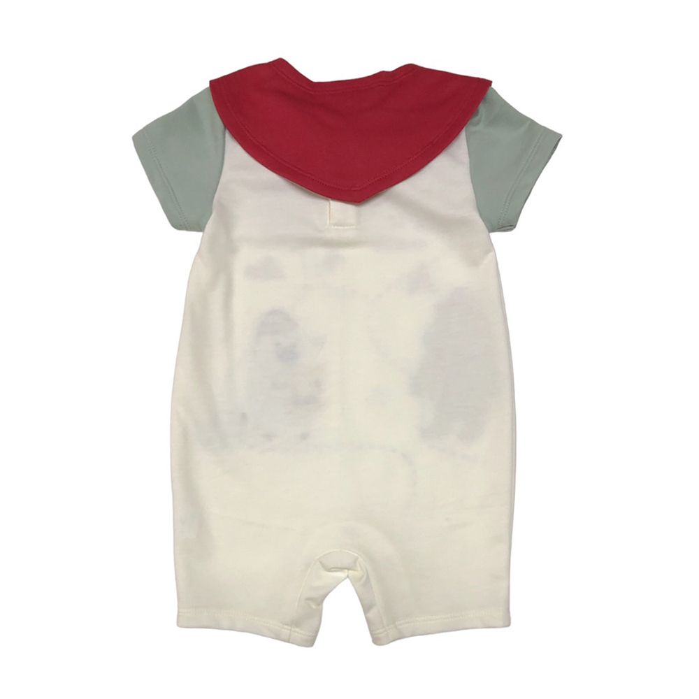ME STYLE KNIT ROMPER AUTUMN ROAD CREAM 9-12 MONTH