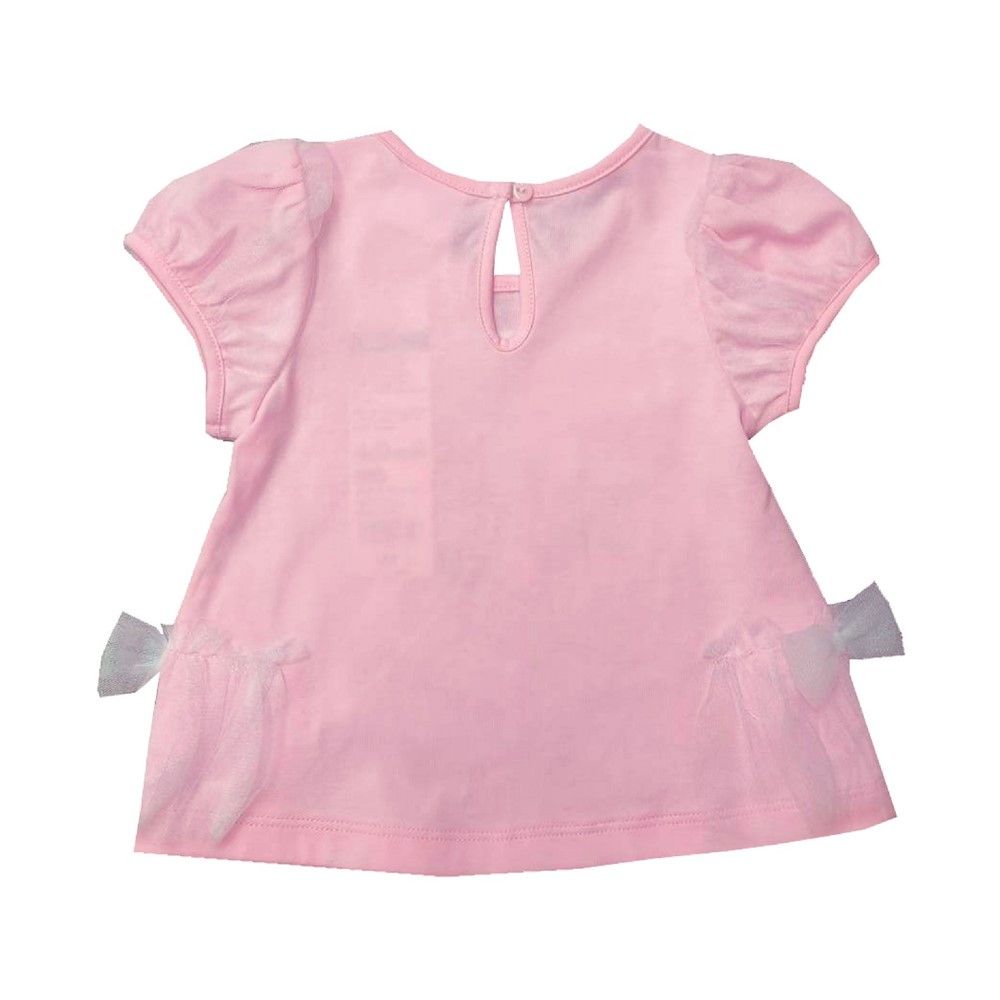 MESTYLE เสื้อแขนสั้น HOMMY สีชมพู ไซส์ 6-9 เดือน