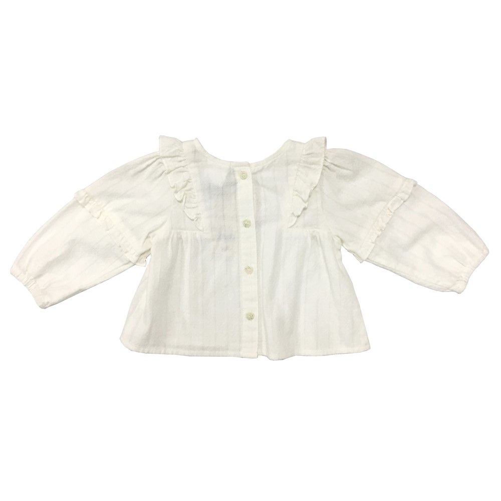 ME STYLE WOVEN SHIRT HOMMY WHITE 6-9 MONTH