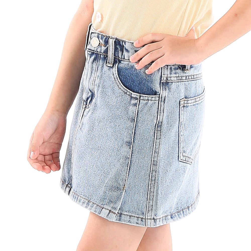 MESTYLE WOVEN SKIRT LIGHT BLUE SIZE 5 YEAR