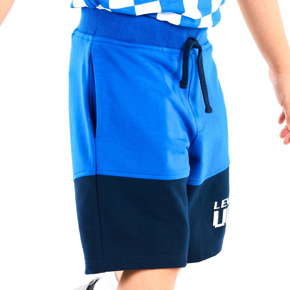KNIT SHORTS RETRO BLUE 7 YEAR