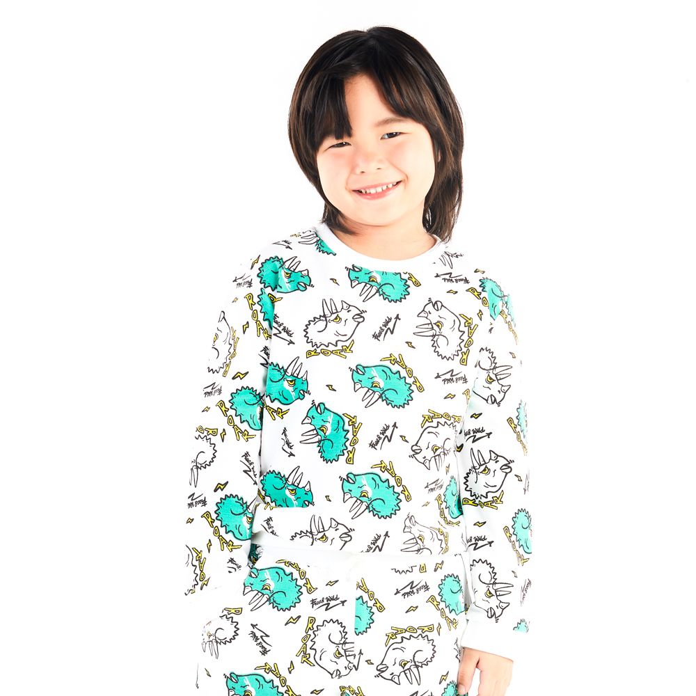 MESTYLE TOP DUDE DINO WHITE SIZE 5 YEAR