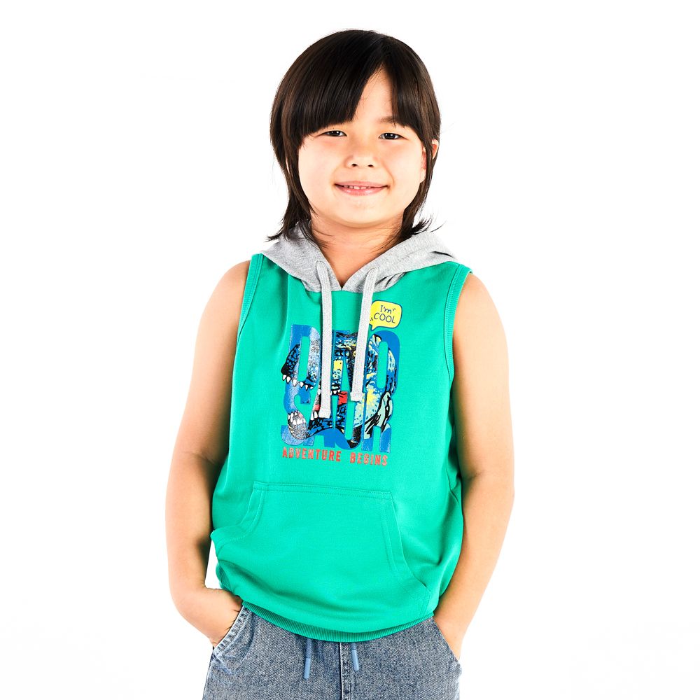 TANK TOP DUDE DINO GREEN 5 YEAR
