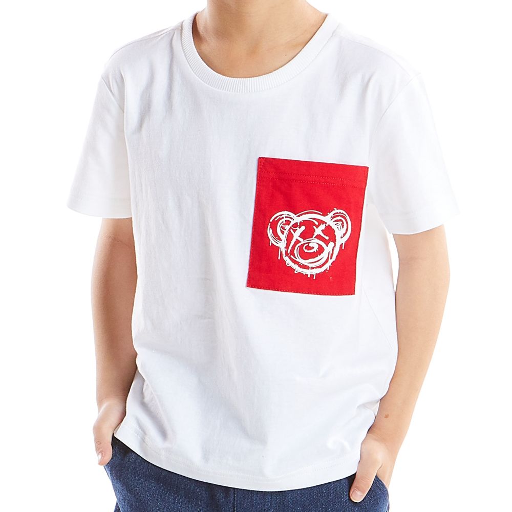 MESTYLE T-SHIRT COOL BEARS WHITE SIZE 7 YEAR