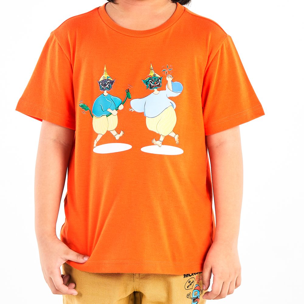 MESTYLE T-SHIRT YOUNG DESIGN ORANGE ORANGE SIZE 5 YEAR