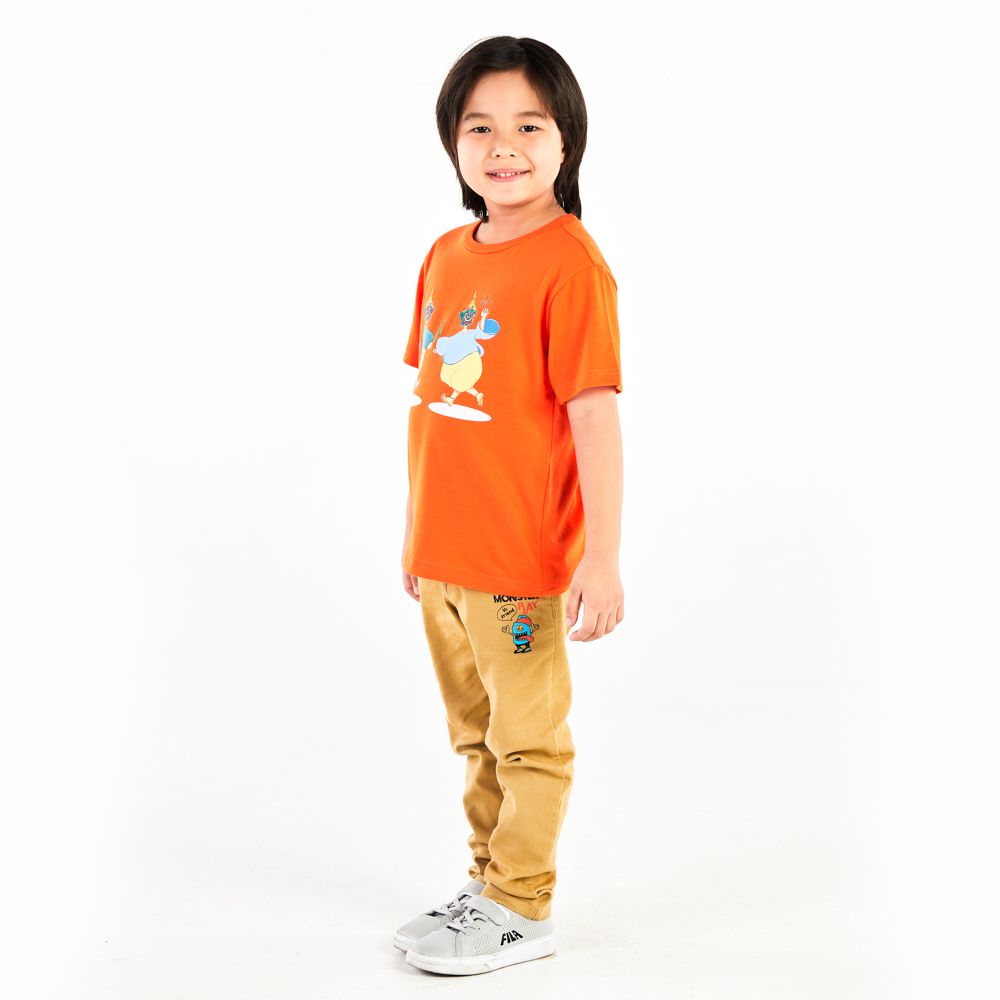 MESTYLE T-SHIRT YOUNG DESIGN ORANGE ORANGE SIZE 7 YEAR