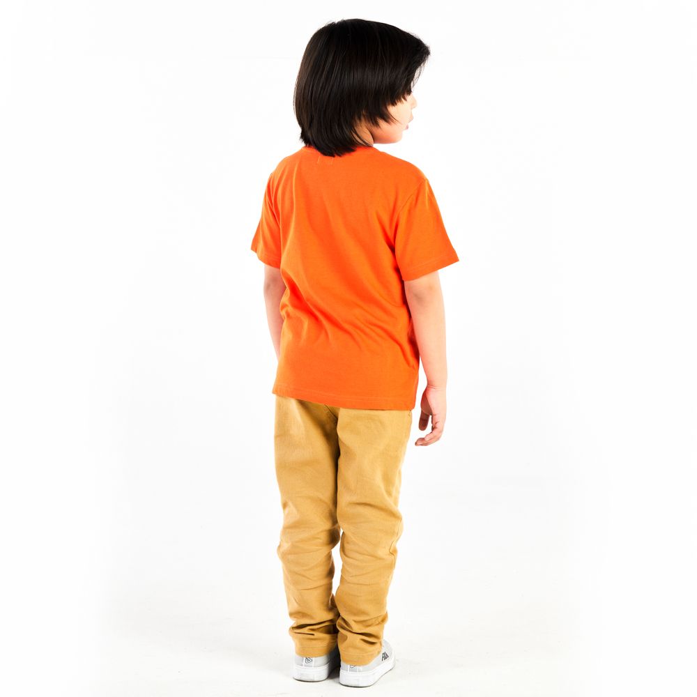 MESTYLE T-SHIRT YOUNG DESIGN ORANGE ORANGE SIZE 7 YEAR