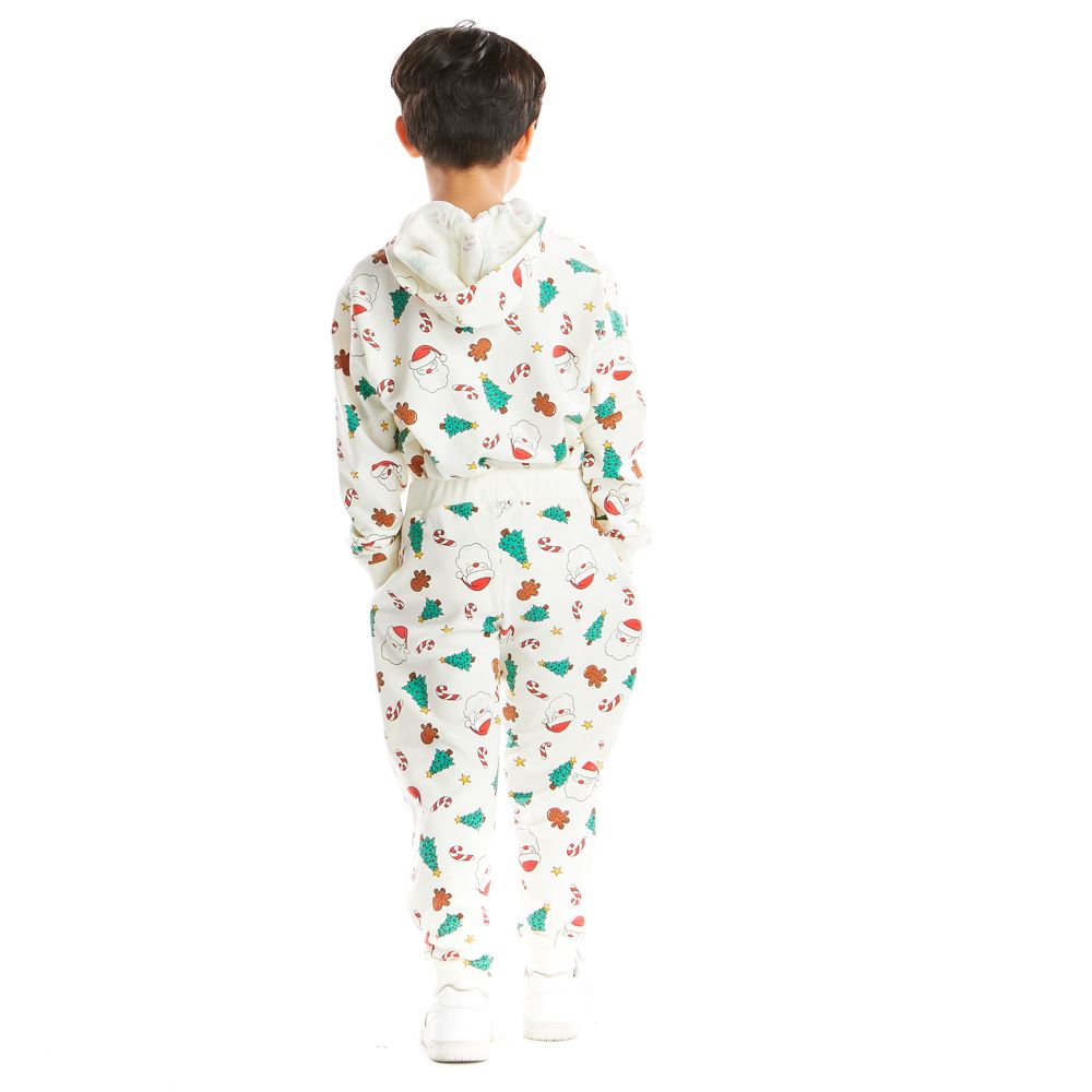 KNIT PANTS SANTA MIX COLOR 5 YEAR