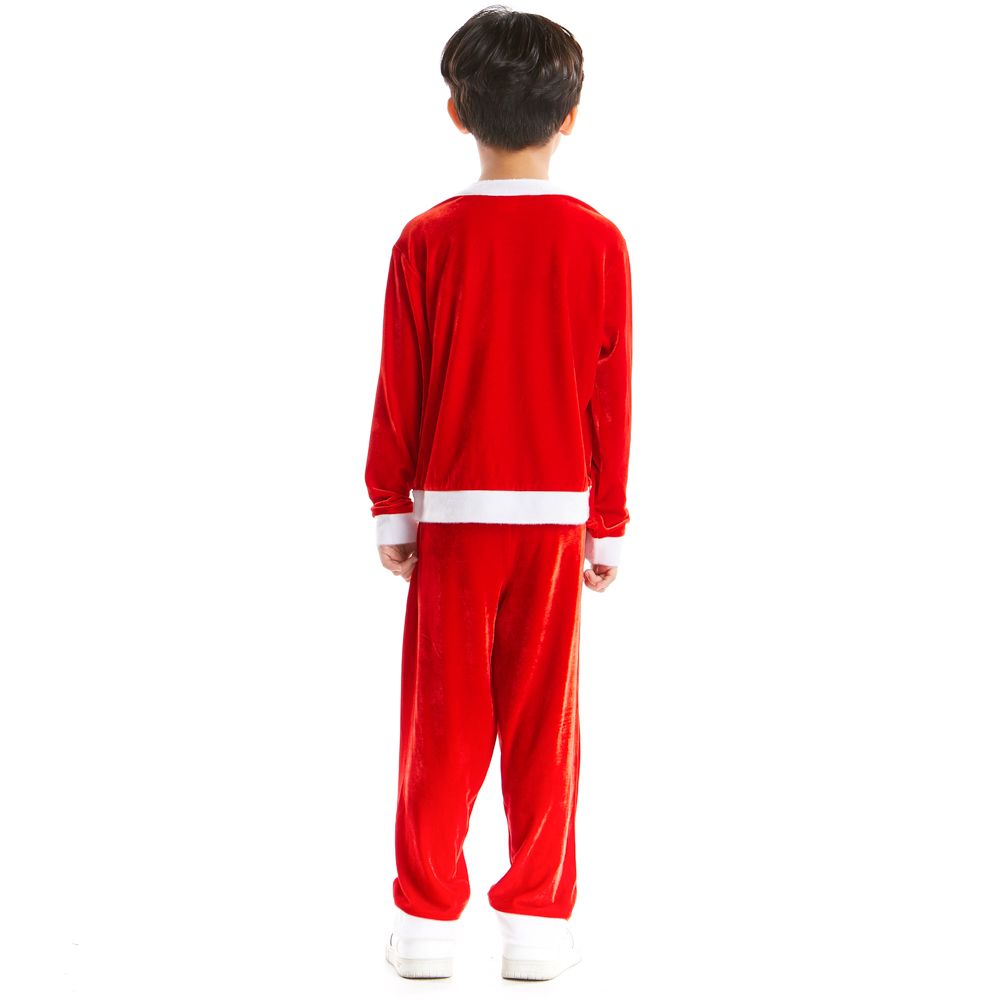 KNIT SET SANTA RED 9 YEAR