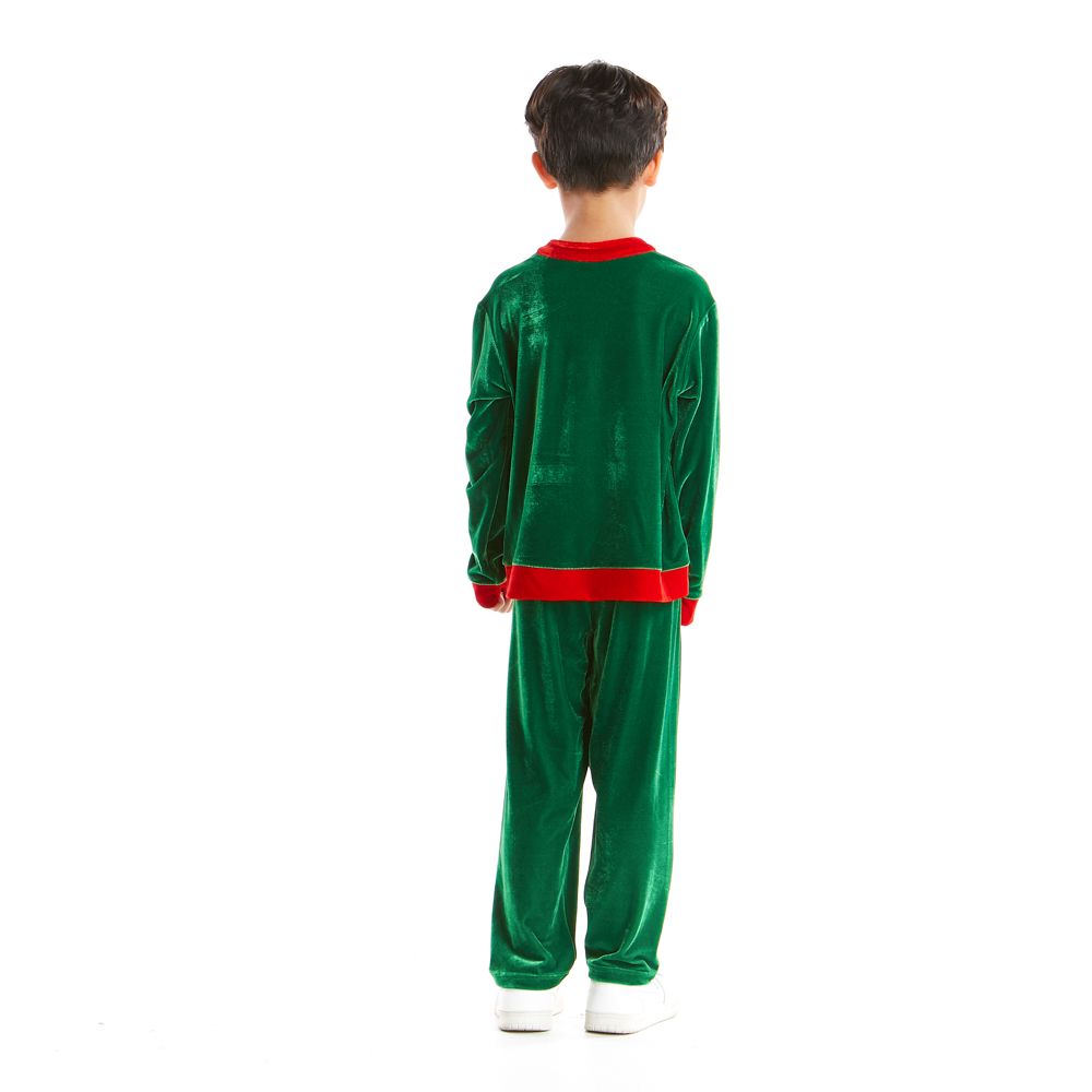 KNIT SET ELF GREEN 7 YEAR
