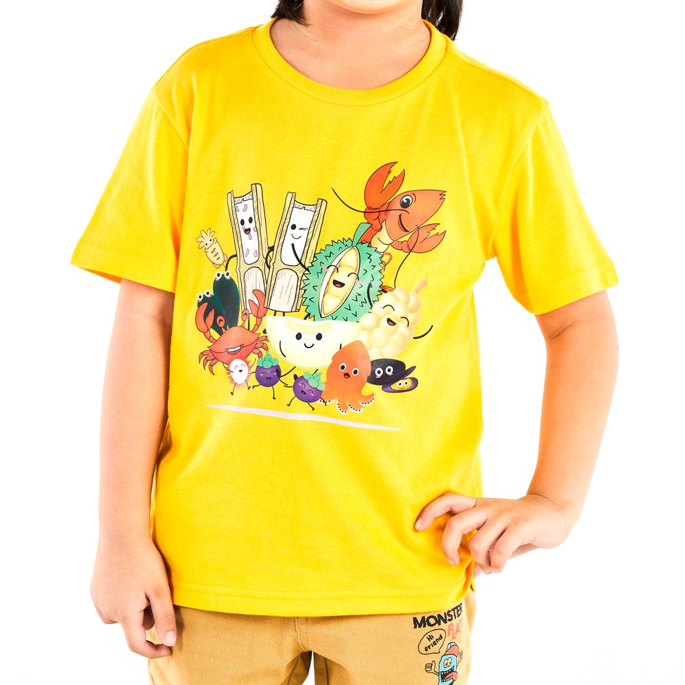 MESTYLE T-SHIRT YOUNG DESIGN YELLOW SIZE 5 YEAR