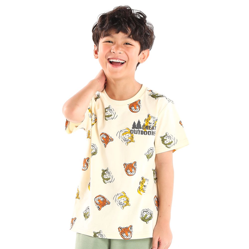 ME STYLE เสื้อแขนสั้นOUTDOORS ครีม 5 ปี