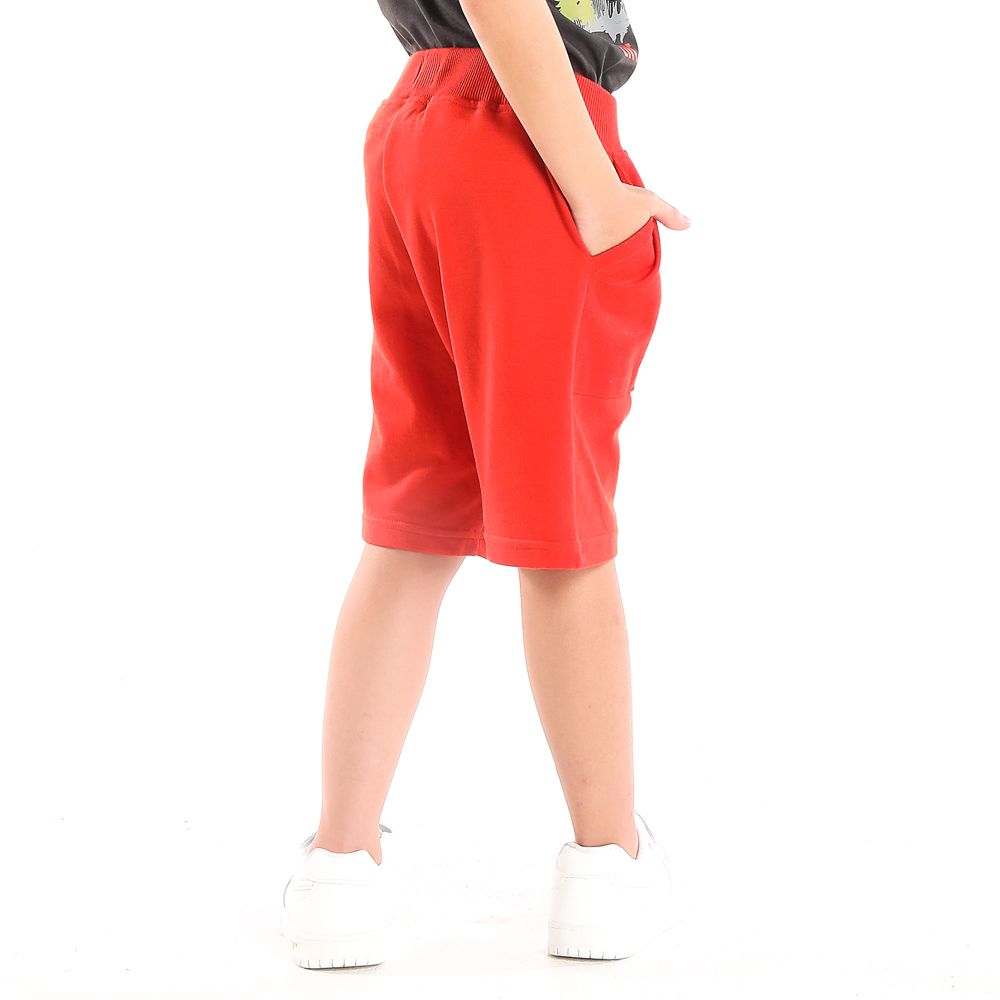 ME STYLE KNIT SHORTS OUTDOORS ORANGE 5 YEAR