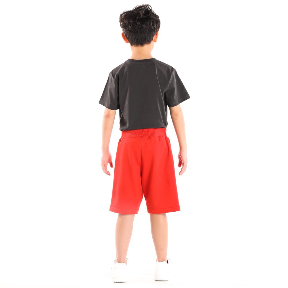 ME STYLE KNIT SHORTS OUTDOORS ORANGE 5 YEAR