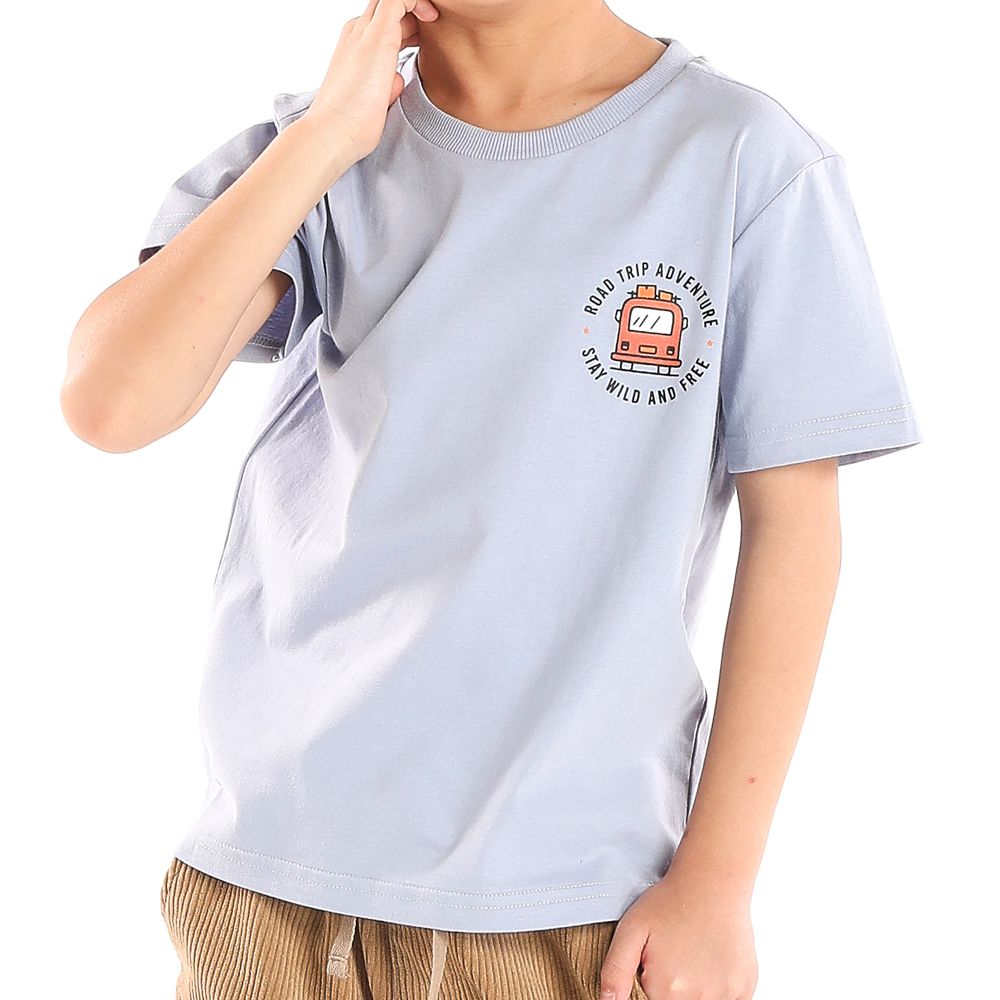 ME STYLE เสื้อแขนสั้นVANLIFE ฟ้า 9 ปี