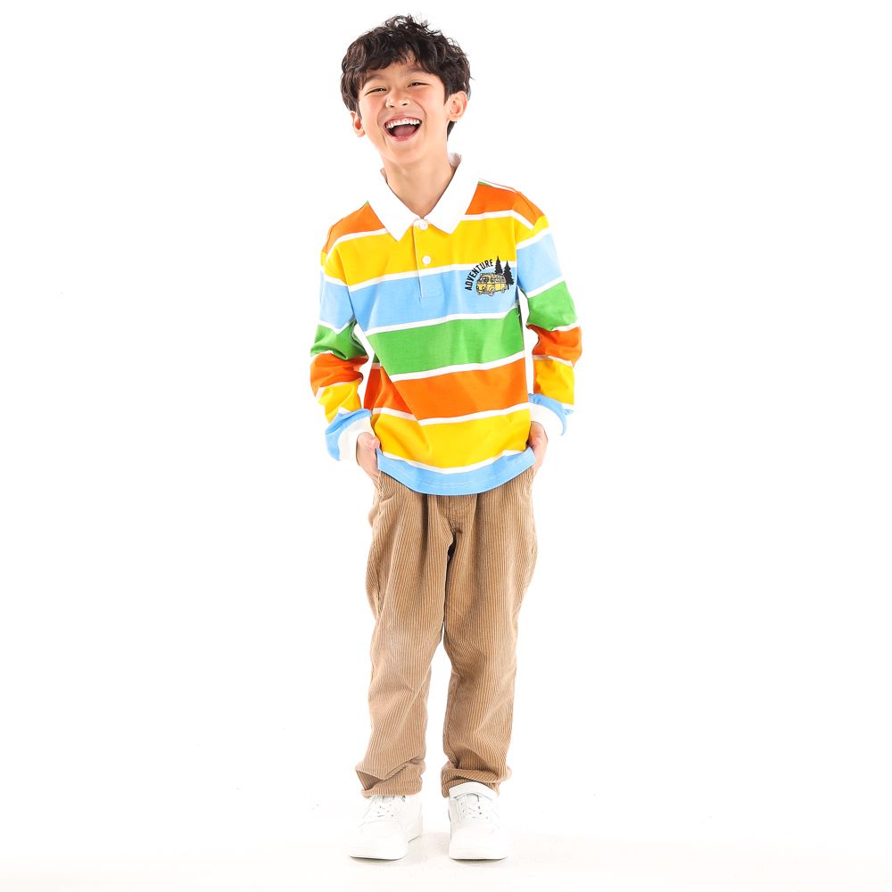 MESTYLE เสื้อแขนยาวปกVANLIFE คละสี ไซซ์ 5 ปี