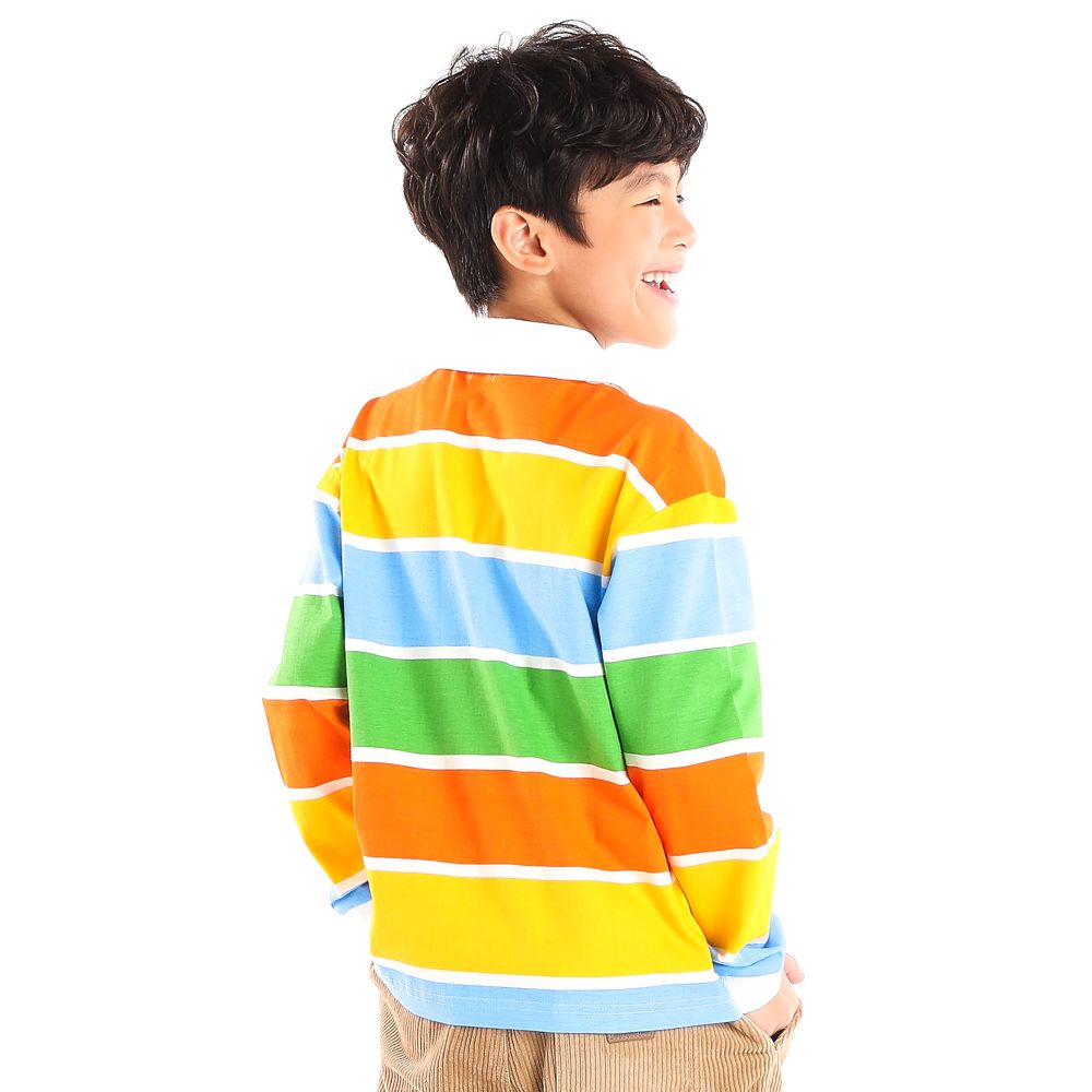 MESTYLE เสื้อแขนยาวปกVANLIFE คละสี ไซซ์ 5 ปี