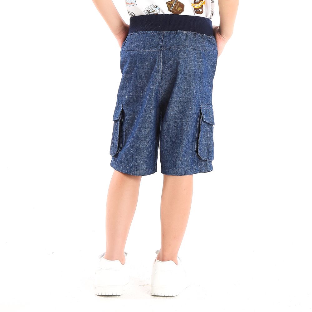 ME STYLE กางเกงขาสั้นคาโก้VANLIFE กรมท่า 7 ปี