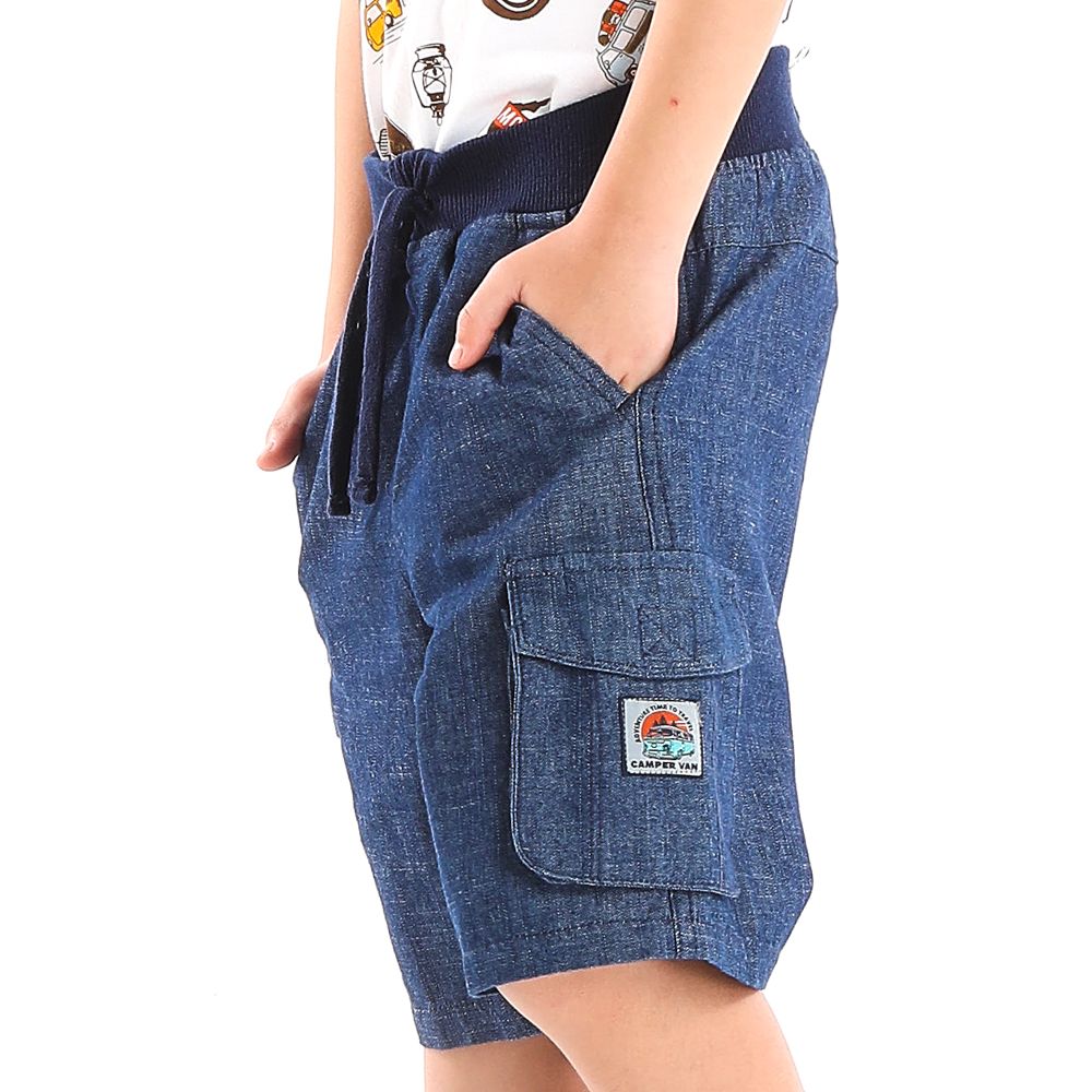 ME STYLE SHORTS WOVEN VANLIFE NAVY 9 YEAR