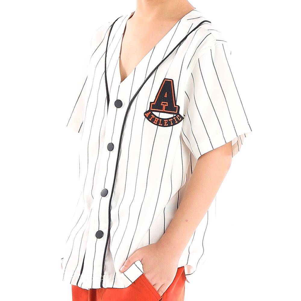 ME STYLE SHIRT WOVEN NEW PREP WHITE 5 YEAR