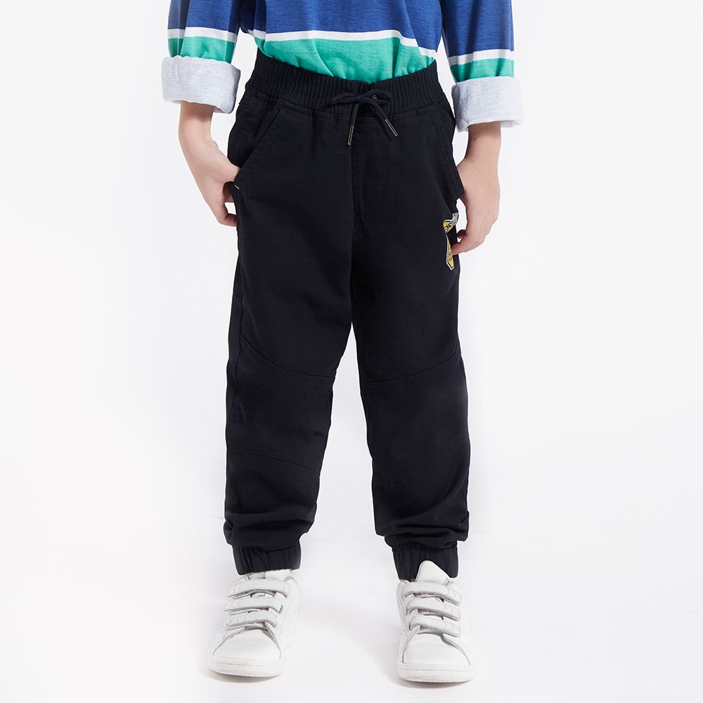 MESTYLE PANTS WOVEN NEW PREP NAVY SIZE 7 YEAR