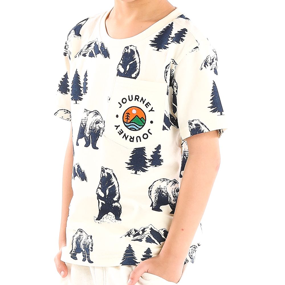 ME STYLE T-SHIRT WOODLAND MIX COLOR 5 YEAR