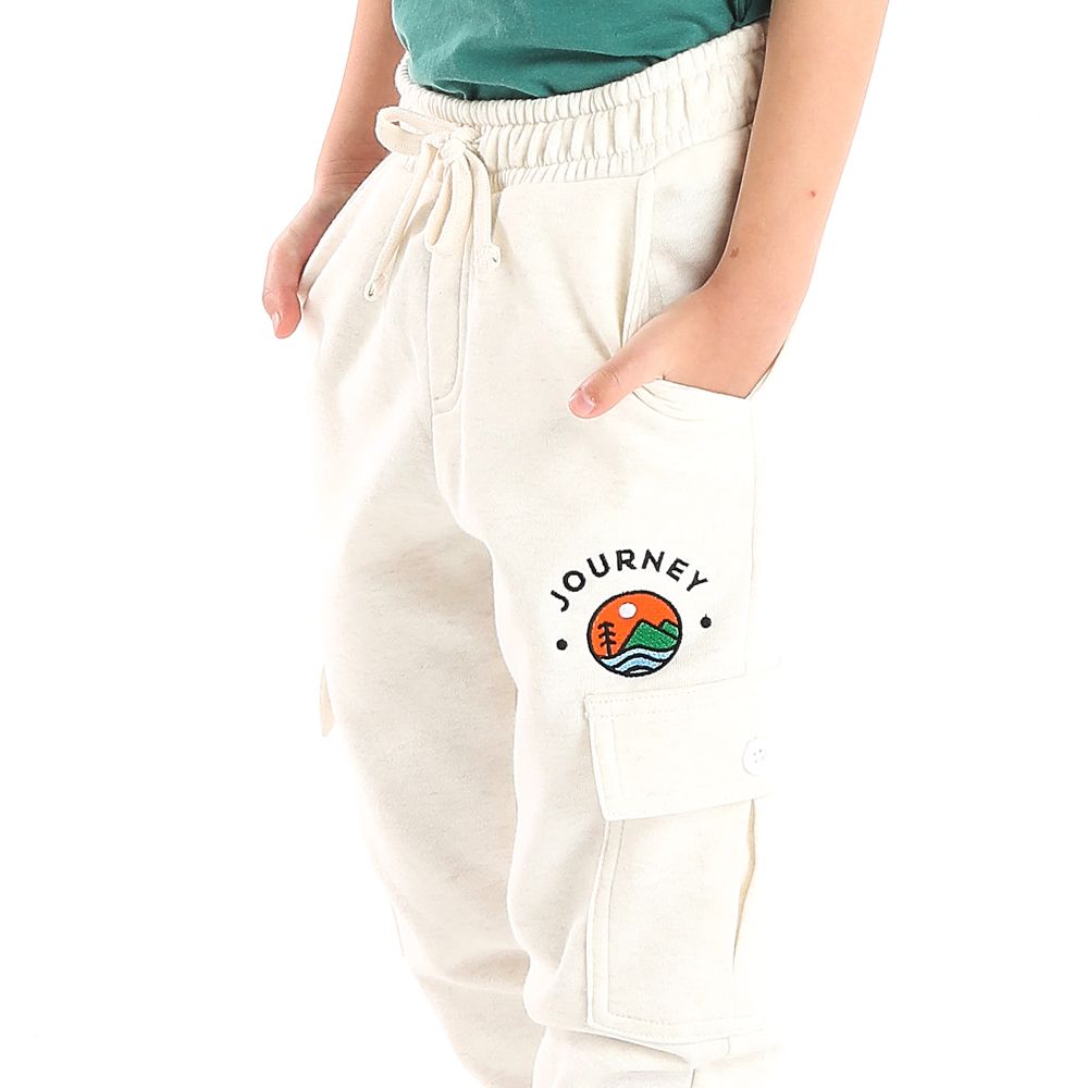 ME STYLE KNIT PANTS WOODLAND BEIGE 5 YEAR