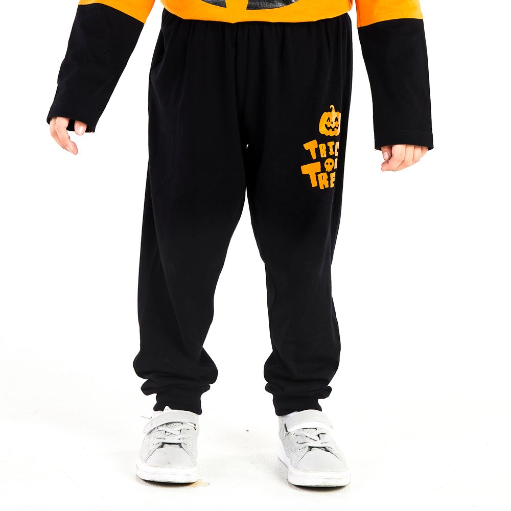 SET HALLOWEEN WITH HOOD ORANGE 7 YEAR