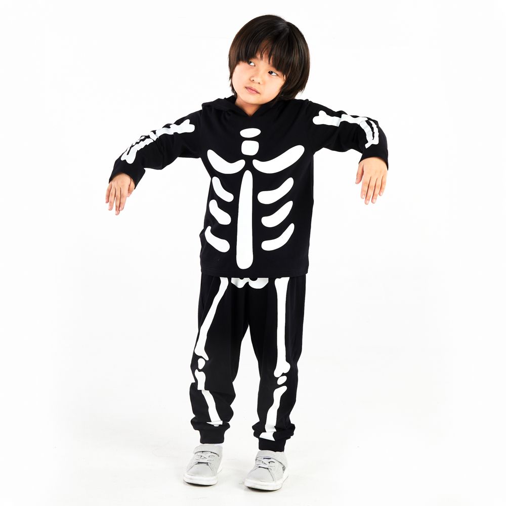 SET HALLOWEEN WITH HOOD BLACK 5 YEAR