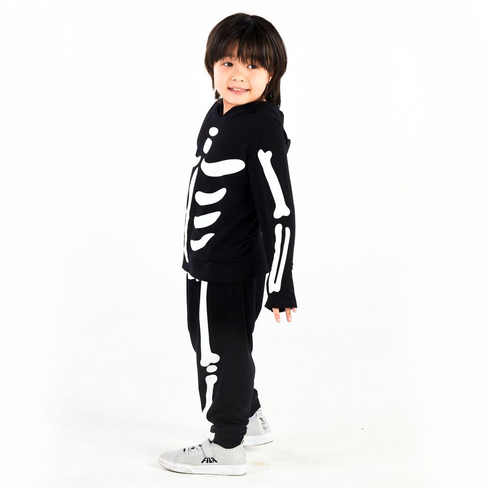 SET HALLOWEEN WITH HOOD BLACK 5 YEAR