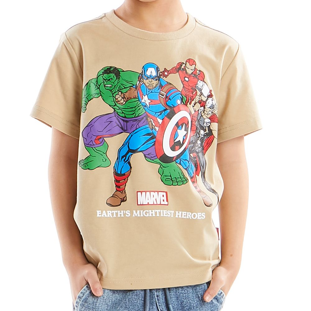 เสื้อแขนสั้นMARVEL เบจ 9 ปี