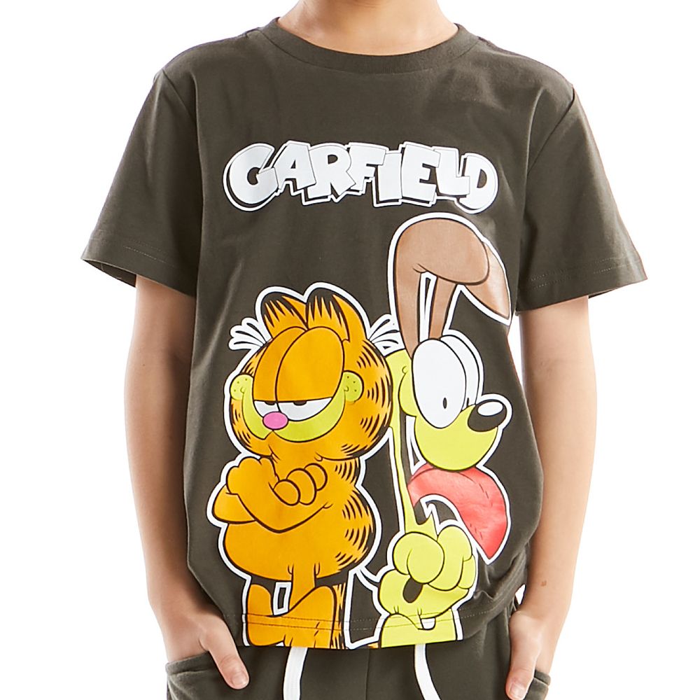 T-SHIRT GARFIELD DARK GRAY 12 YEAR