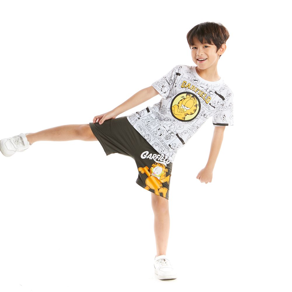 T-SHRIT GARFIELD MIX COLOR 12 YEAR