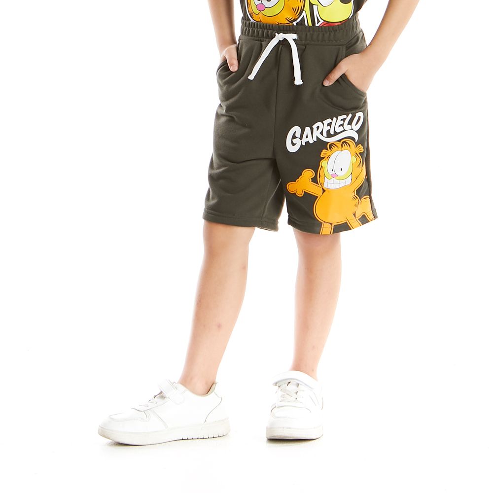 กางเกงขาสั้นGARFIELD เทาเข้ม 7 ปี